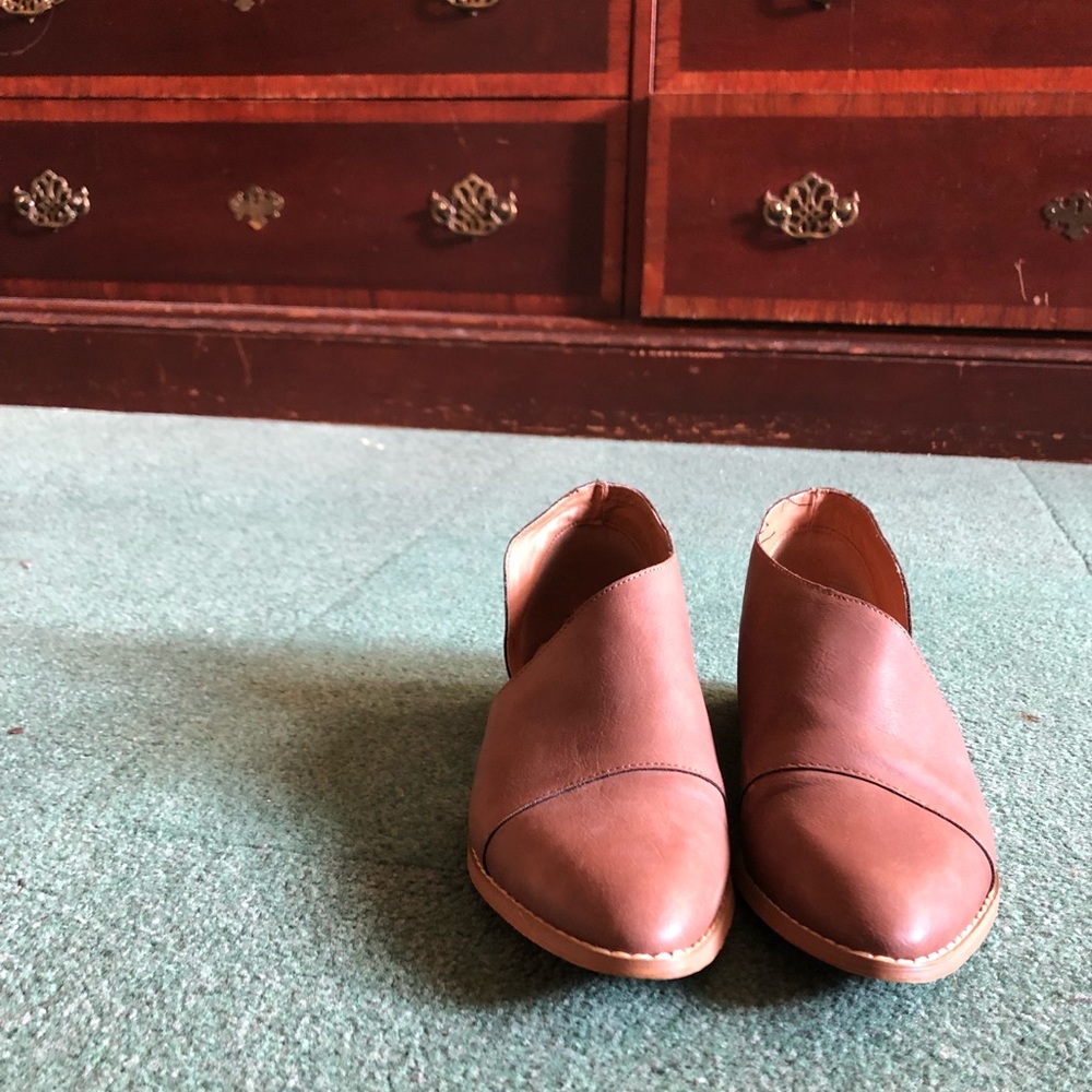 Brown genuin leather Dorsey booties